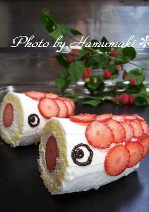 A picture of For Children's Day! A Koinobori Cake That Kids Will Love.