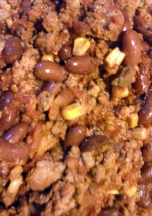 A picture of chelsea's turkey chili.
