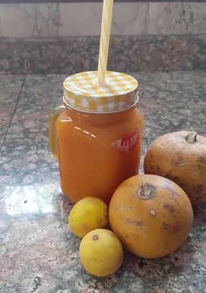 A picture of Bel ka sharbat bael wood apple.