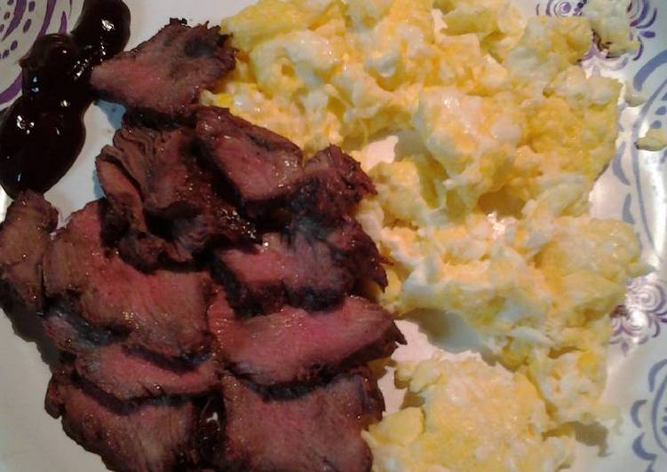 Simple Way to Prepare Favorite Breakfast steak and eggs