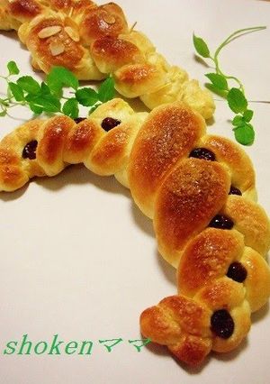 A picture of Cute Braided Bread.