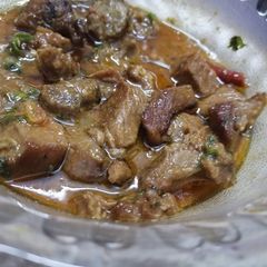 Boneless Mutton gravy A picture of Boneless Mutton gravy.