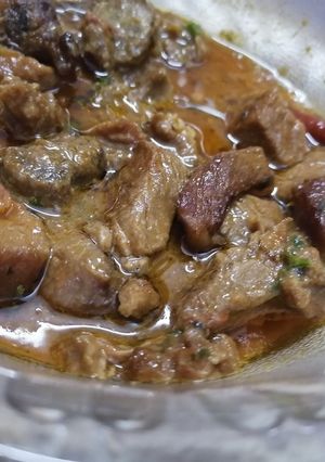 A picture of Boneless Mutton gravy.