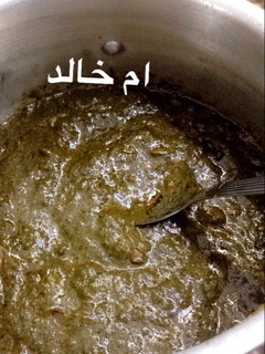 صورة لوصفة ملوخية باللحمة طعمه مرررا