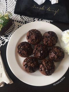 Foto resep Chocolate Custard Muffin