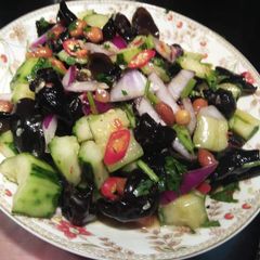 A picture of Cucumber salad(Acar Timun).
