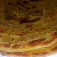 Buttercoconut chapati A picture of Buttercoconut chapati.