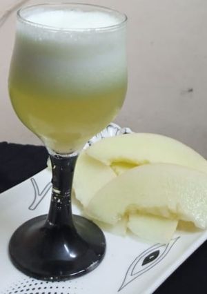A picture of Melon juice 💓💓.