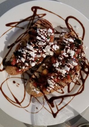 A picture of Bruschetta.
