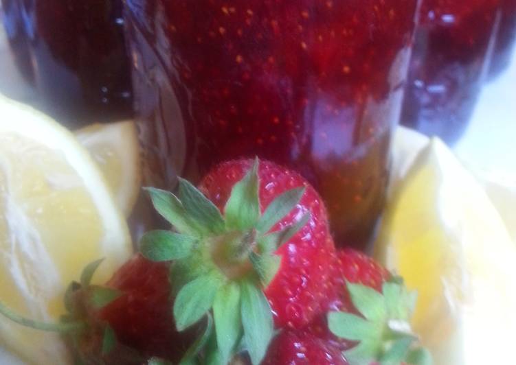 Step-by-Step Guide to Make Homemade Strawberry. -  Lemon Marmalade