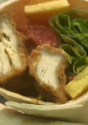 A picture of Chicken Wraps.