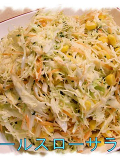 A picture of Mayonnaise Flavored Coleslaw.
