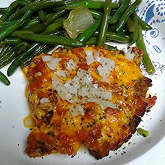 A picture of Cheesy Chili casserole.