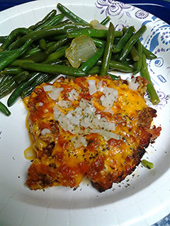 A picture of Cheesy Chili casserole.