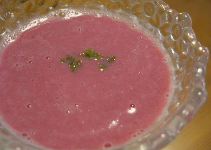 Russian-style Chilled Beetroot Soup