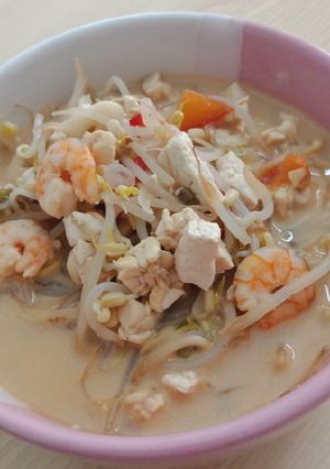 Foto resep Tahu Tempe Udang Tauge Santan