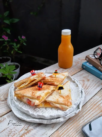 Cara Gampang Membikin Resep Roti Lapis Telur Keju yang Lezat Sekali Anti Ribet, Bikin Ngiler