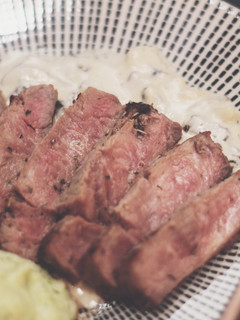 Foto resep Steak with mushroom sauce