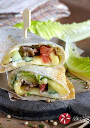Φωτογραφία της συνταγής Burger με κεμπάπ από μοσχαρίσιο μπιφτέκι με κύμινο