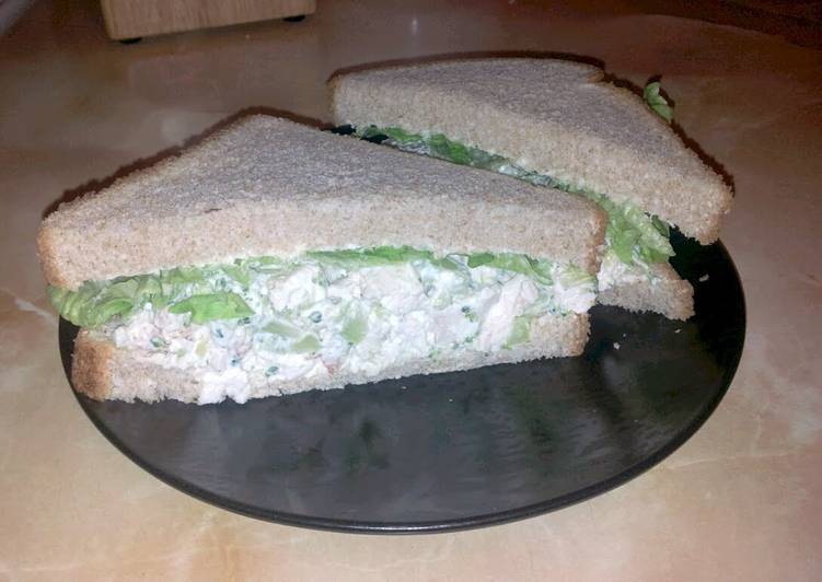 Steps to Prepare Any-night-of-the-week Nicole&#39;s &#34;Chicken Salad Sandwich &#34;