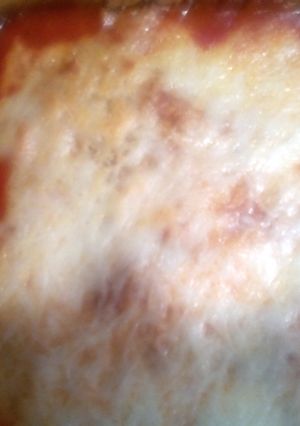 A picture of Portobello Mushroom Parmesan.