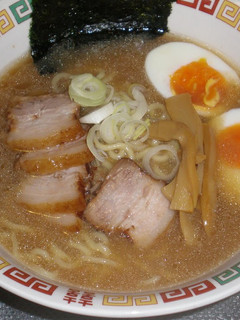 A picture of Homemade Tonkotsu Ramen Broth and Noodles from Scratch.