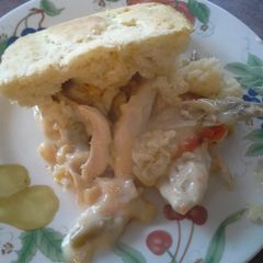 Easy chicken pot pie A picture of Easy chicken pot pie.