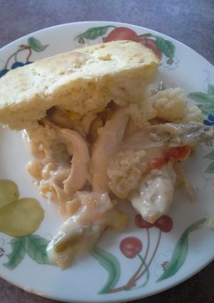 A picture of Easy chicken pot pie.
