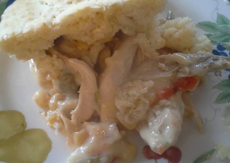 Easy chicken pot pie