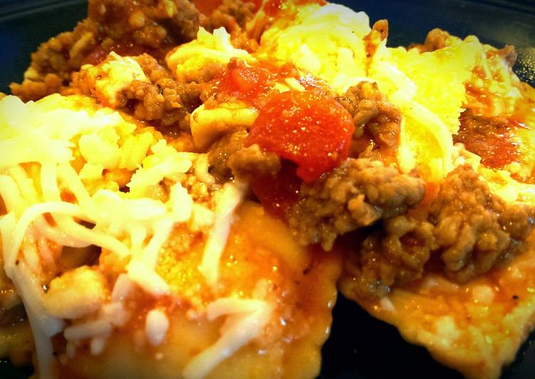 Get Healthy with Cheesy Ravioli and Italian Sausage Skillet
