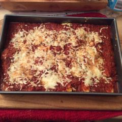 A picture of Manicotti.