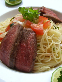 A picture of Thai-Style Chilled Beef Pasta.