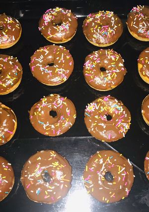 A picture of Baked doughnuts.