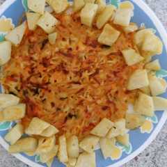 Una foto de Tortilla de spaghetti