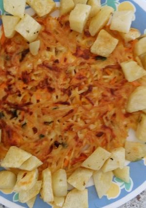 Una foto de Tortilla de spaghetti
