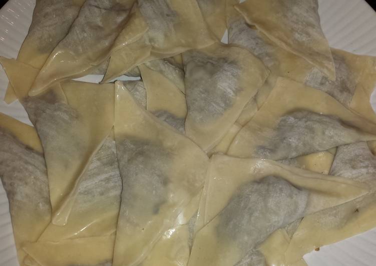 Recipe of Appetizing Short cut mushroom ravioli