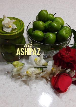 عکسی از دستور ترشی آلوچه