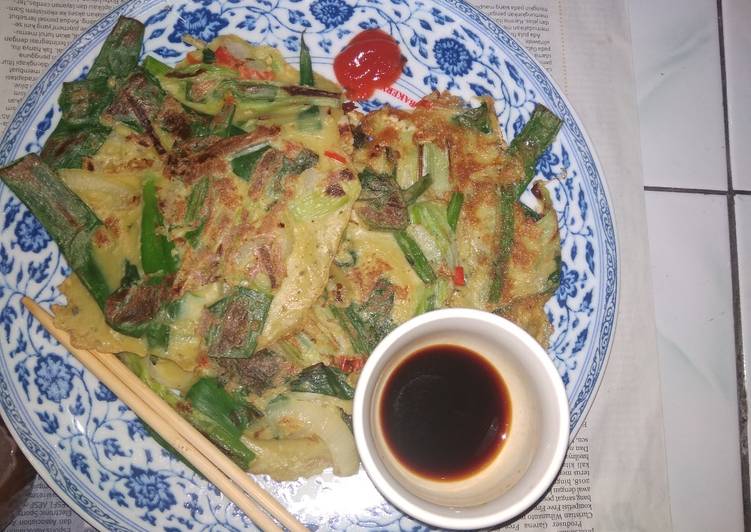 Resep Pajeon ala korea Anti Gagal