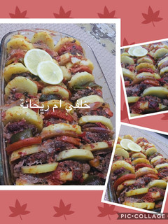صورة لوصفة صينية الكفتة بالخضر