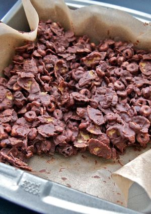 A picture of cereal chocolate.