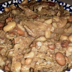 A picture of Crockpot Venison & Beans.