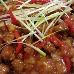 A picture of Sweet and sour pork.