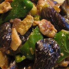 Pork, Eggplant, and Bell Pepper Miso Stir-fry that Kids will Love! A picture of Pork, Eggplant, and Bell Pepper Miso Stir-fry that Kids will Love!.
