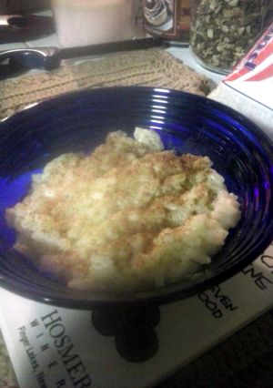 A picture of Momma's rice pudding.