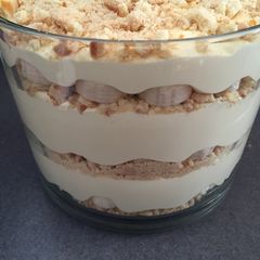 A picture of Banana Pudding Trifle Dessert.