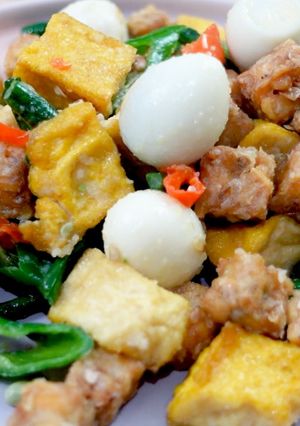 Foto resep Tumis kacang panjang telur puyuh