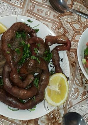 صورة لوصفة كرشات وفوارغ مشوية 😍