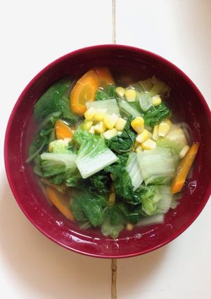 Foto resep Sup Sawi Putih Simpel Seger
