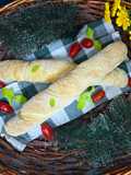 خبز تشاباتا رول (أو تشاباتا استيك) 🇮🇹 Ciabatta Stick