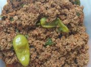 A picture of leftover keema